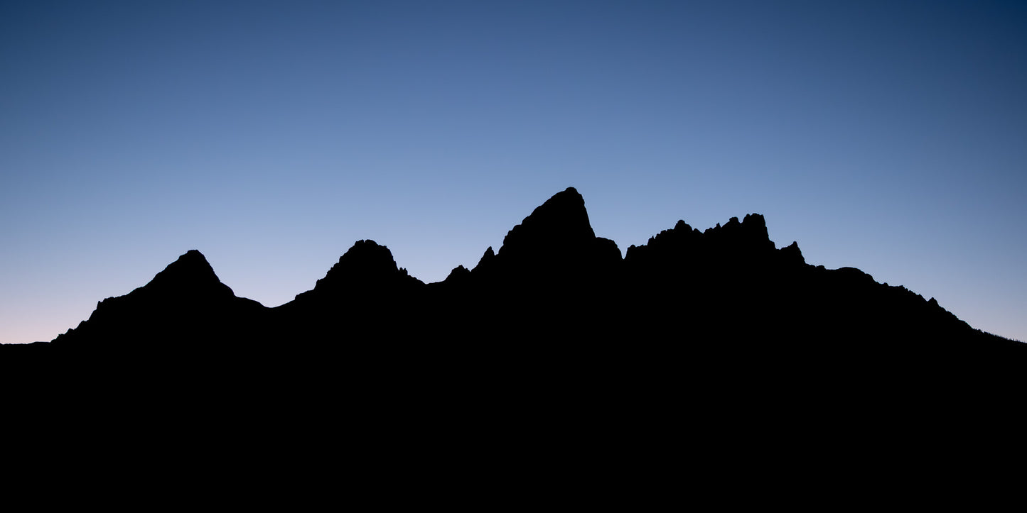 Grand Tetons Silhouette Mug