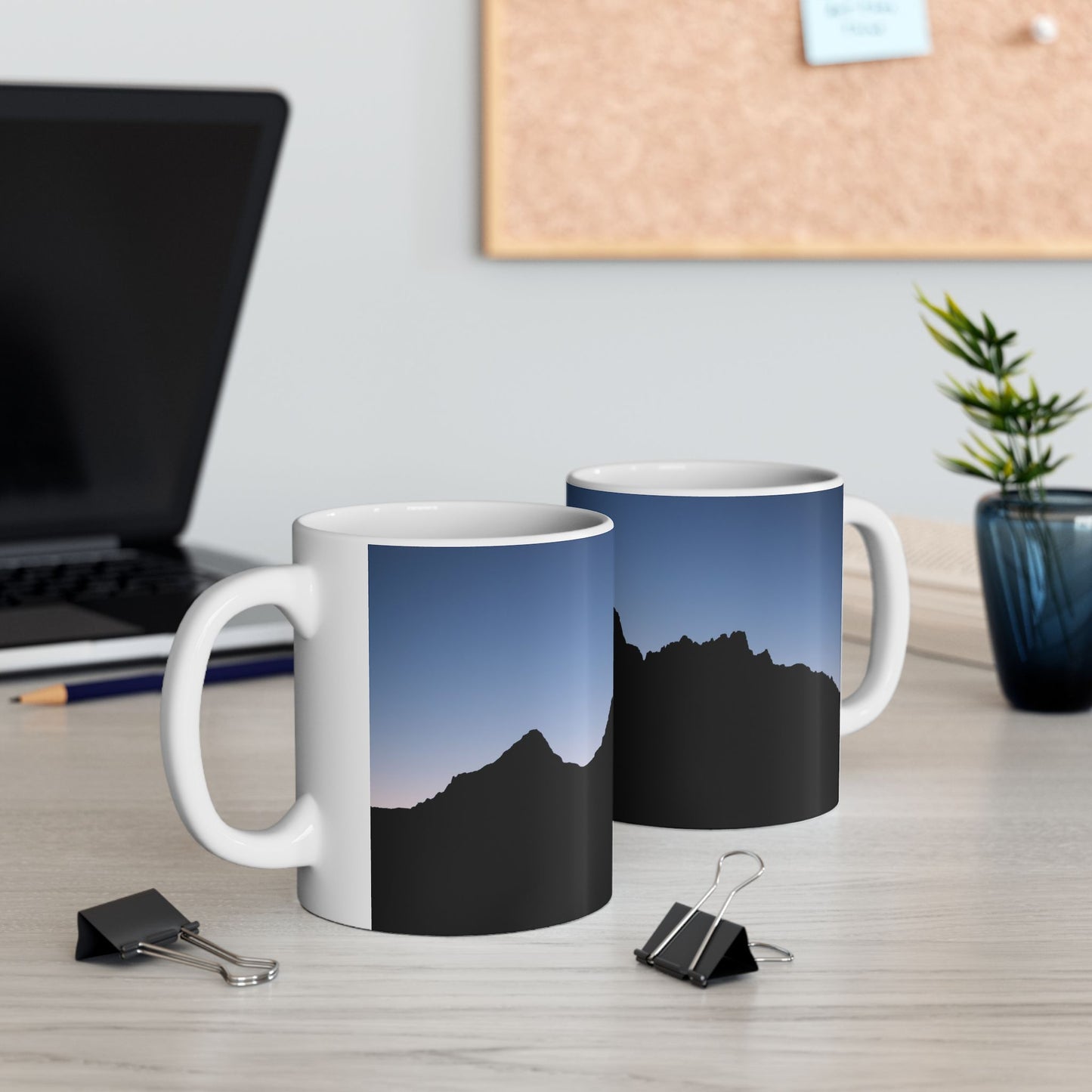 Grand Tetons Silhouette Mug