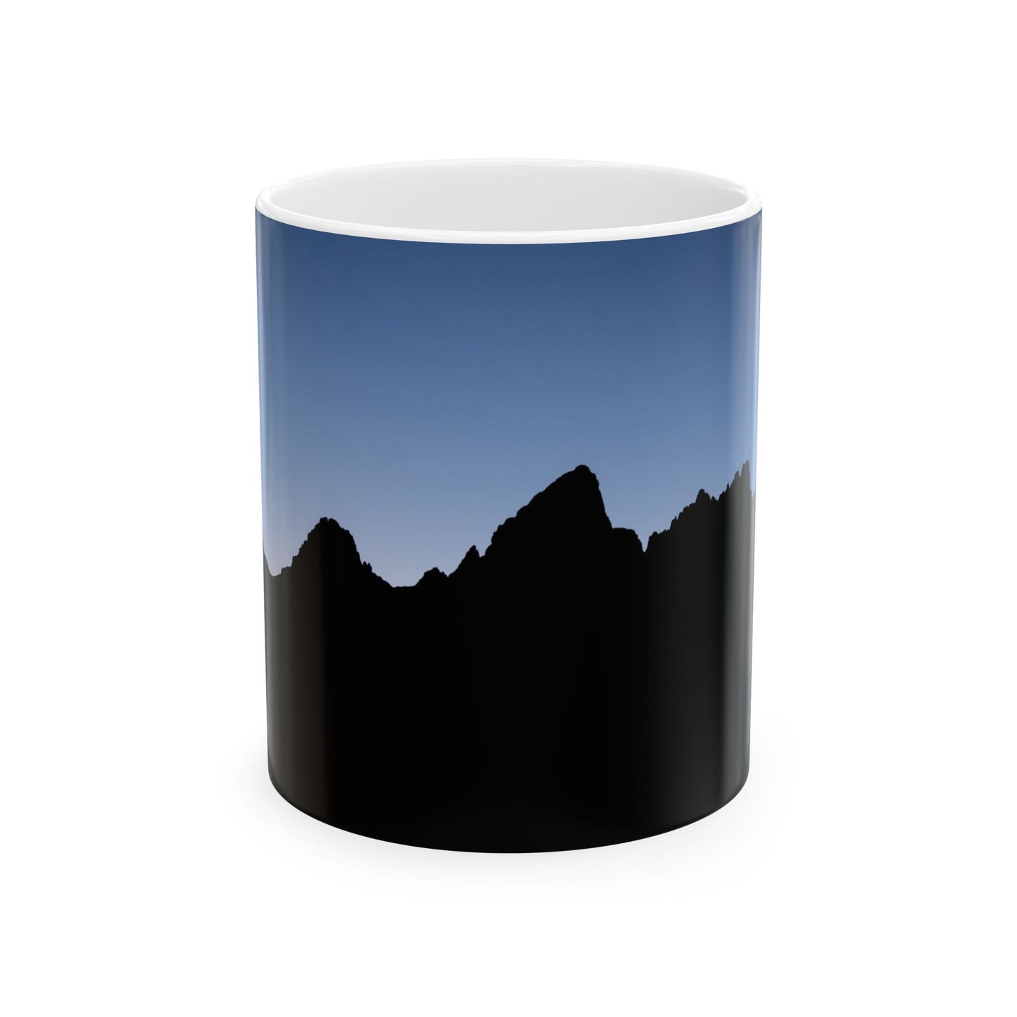 Grand Tetons Silhouette Mug