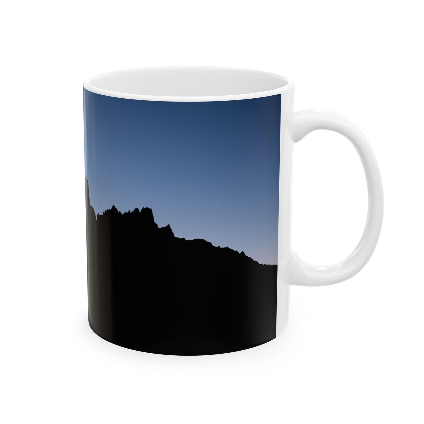 Grand Tetons Silhouette Mug